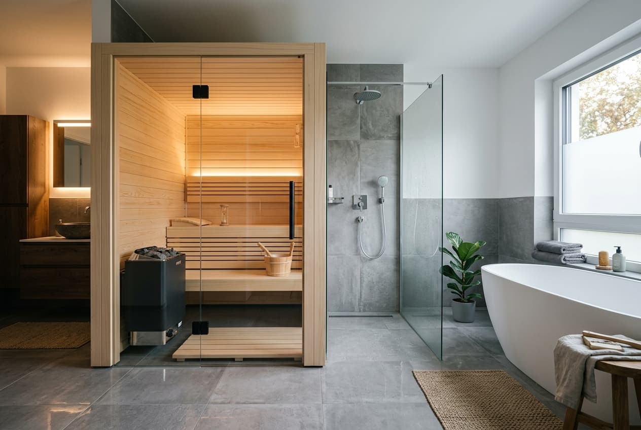 Sauna im Bad